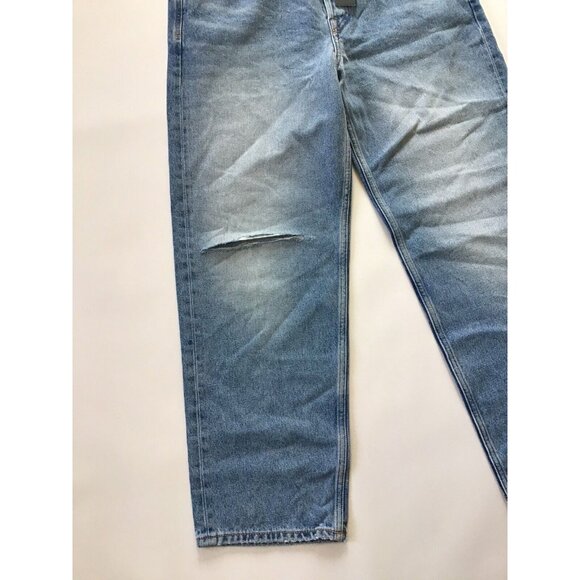 $298 Diesel Men’s Dagh Relax Regular Straight Destroy Jeans 0076J Blue Size W32 - Picture 6 of 12